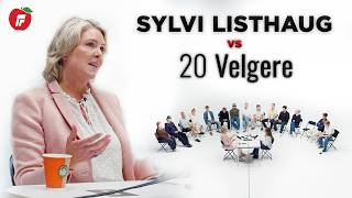 Sylvi Listhaug vs 20 Velgere