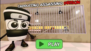 Cappuccino Assassino Prison Run Obby: Escape the Caffeinated Chaos! ☕🚔