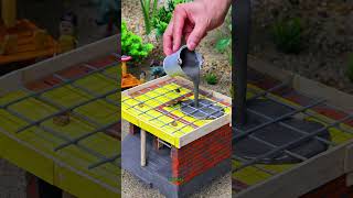 How Would Your DREAM House Look With a Garage? Built with Mini Bricks!#miniature #garage