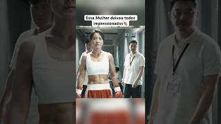Essa mulher treinou até tornar amparável #filmes #melhorfilme #shorts