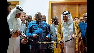 Umubonano Umukuru w'Igihugu c'U #Burundi yahaye Umuganwa w'Ubwami bwa Qatar, i #Bujumbura