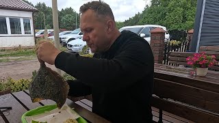 Grzybowo i rozciapany dorsz - ważą ryby po usmażeniu z panierką  / Oddaszfartucha