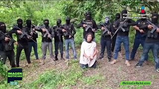 Maestra desaparecida en Veracruz aparece rodeada de un grupo armado | Noticias con Nacho Lozano