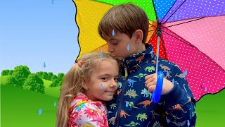 Educational stories How Bogdan takes care of his little sister Anabella