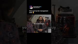 A masterclass in management ✨️