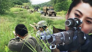 저격수는 일본 사령관을 중간에 매복하여 죽였습니다!