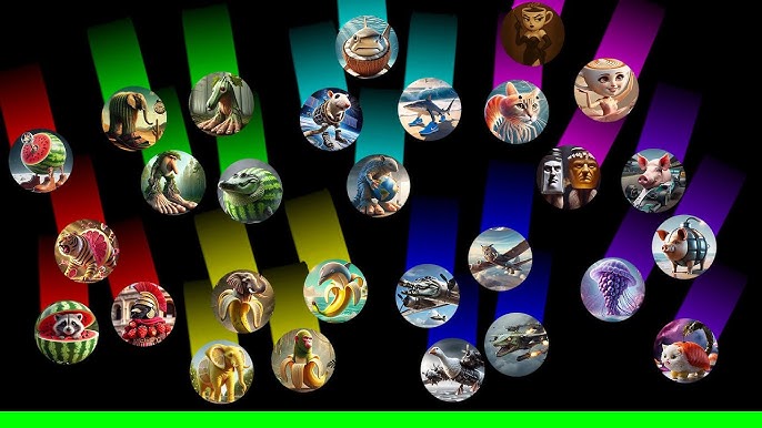 Italian Brainrot TEAMS Marble Race in Algodoo