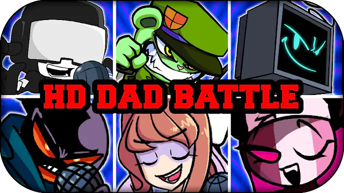 ❚HD Dad Battle B3 but Everyone Sings It ❰HD Dadbattle but Every Turn a Different Cover❙By Me❱❚