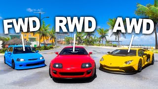 FWD vs RWD vs AWD - Forza Horizon 5