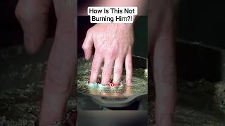 Can You Really Dip Your Hands in Molten Lead and Survive?#shorts