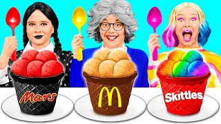 Wednesday vs 할머니 요리 챌린지 | 크레이지 챌린지 BaRaDa Gold Challenge