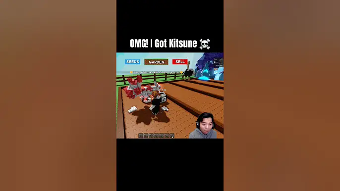 OMG! I Got Kitsune From Zen Egg! ☠️ #growgarden #roblox