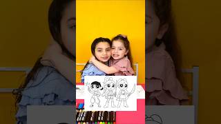 😍Las PEQUEÑAS COLOREAN a las GUERRERAS K-POP versión  CHICAS SUPER PODEROSAS! #kpopdemonhunters