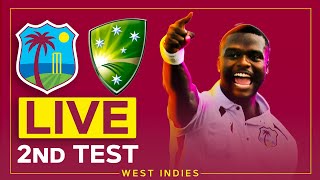 🔴 LIVE | West Indies v Australia | 2nd Test - Day 3