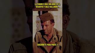 😰 Estaban muriendo de sed y solo hallaron esto en el desierto #shorts