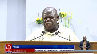 Mercredi 06 août  2025, Frère KANYIMBU Bertin, Sujet______________________