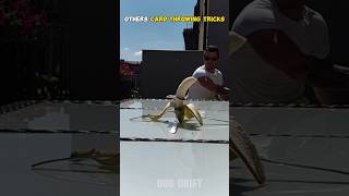 Others: breaking stuff with cards He:inventing wall decor #cardtrick #prolevel #trickshots