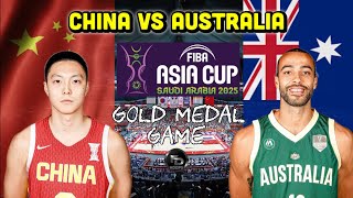 Gold Medal GAME Highlights: China vs Australia | 2025 FIBA Asia Cup