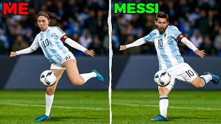 메시의 레전드 골을 직접 재현해봤어