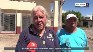 À Raiatea, un nouveau rond-point qui ne tourne pas rond pour les transporteurs