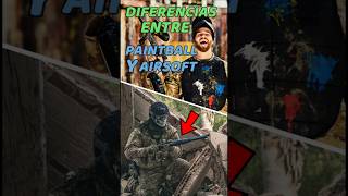 🟠Que Diferencias hay entre PAINBALL y AIRSOFT?🪖❓#curiosidades