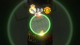 REAL MADRID vs MANCHESTER UNITED🤯#footballmarbles #footballedit #realmadrid #manchesterunited
