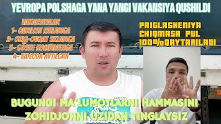 POLSHAGA ROSSIYA VA TURKIYADAN🇵🇱🇵🇱🇹🇷🇹🇷🇺🇿🇺🇿