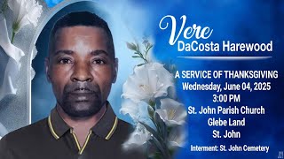 A Service of Thanksgiving for the Life of Vere Harewood