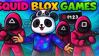 SQUID BLOX GAMES con YOUTUBER 100000 ROBUX de PREMIO