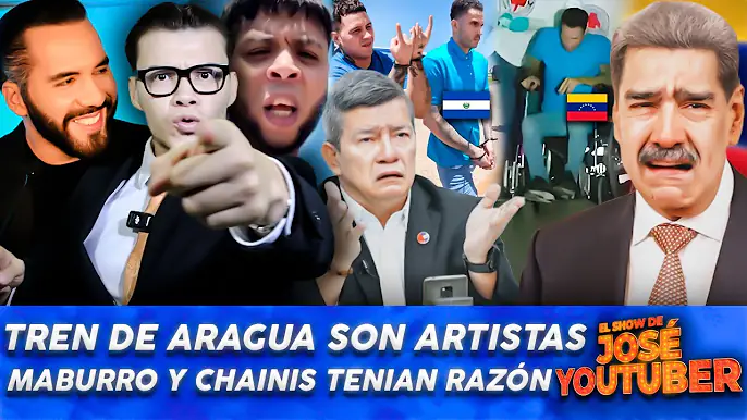 ¡TENÍAN RAZÓN! LOS DEL TREN DE ARAGUA RESULTARON ACTORES