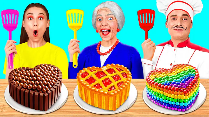 Ja protiv Bake Kuharski Izazov | Smiješni Kuhinjski Trikovi Fun Teen
