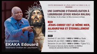 DIMANCHE 22-06-2025 "REPENS-TOI" Frère Adam KAFINDO ZONGWE.