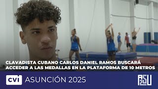 Clavadista cubano Carlos Daniel Ramos buscará acceder a las medallas en la plataforma de 10 metros