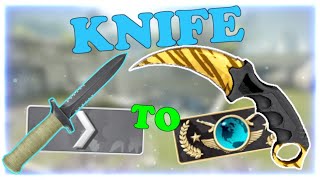 Silver 1 to Global Elite ★ Knife CSGO
