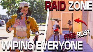 WIPING THE SERVER IN RAIDZONE | FREE RUST VERSION |