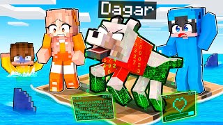 Me Hice pasar por PERRO HACKER para Trollear a Mis Amigos en una BALSA en Minecraft!