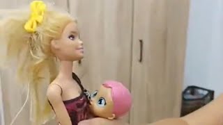 Barbie ve Anna Bebeklerle ⁉️ #doll #pool #barbie #elsa #anna #frozen #kids #baby #funny #viral #cute