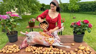 😯 양고기 안에 감자를 통째로 요리하는 독특한 방법! 😯