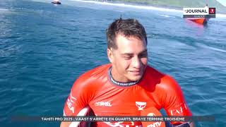 Mihimana Braye prend la 3ᵉ place de la Lexus Tahiti Pro