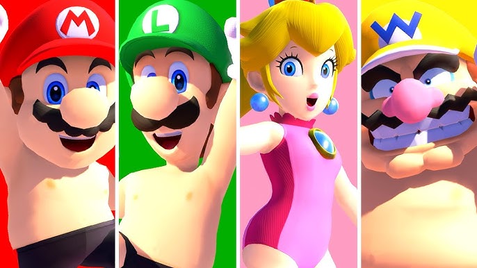 Mario & Sonic at the Olympic Games Tokyo 2020 - All New Record Animations Swimming