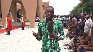 Ambiance de l’arrivée du Président du Faso, le Capitaine Ibrahim TRAORÉ à PÔ