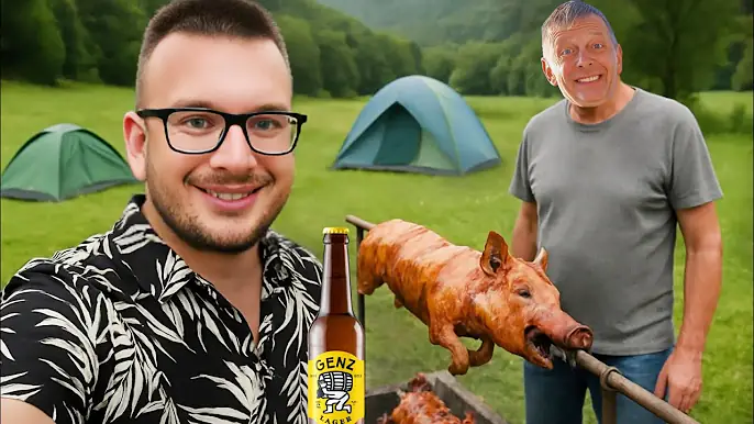STIGAO ROBOVLASNIK - PEČEMO PRASE NA RAŽNJU I ZEZAMO SE ! 🐖🔥