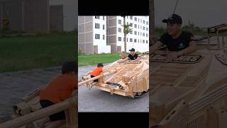 Lamborghini Made From 1M Wood Pieces #building