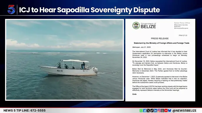 ICJ to Hear Guatemala’s Bid in Belize-Honduras Border Case