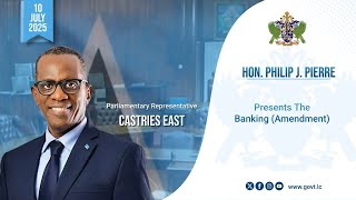 Hon. Philip J. Pierre Presents the Banking Amendment