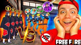 4 VERIFICADOS ITACHIS TROLEAN SIN INTERNET EN FREE FIRE🔥😱!