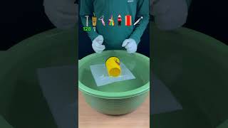 TRY TO GUESS HOW MANY TISSUE PAPER IT TOOKS! what happend next ? #watertub #satisfying #asmr