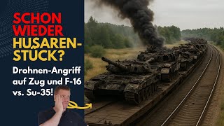 Drohnen löschen Russischen Zug aus? Ukrainische F-16 besiegte bessere SU-35! Lagebericht (462)