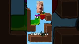 El gusano y las espinas apple worm #humor #gameplay #puzzle #memes