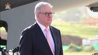 Australian Prime Minister arrives at Nadi International Airport